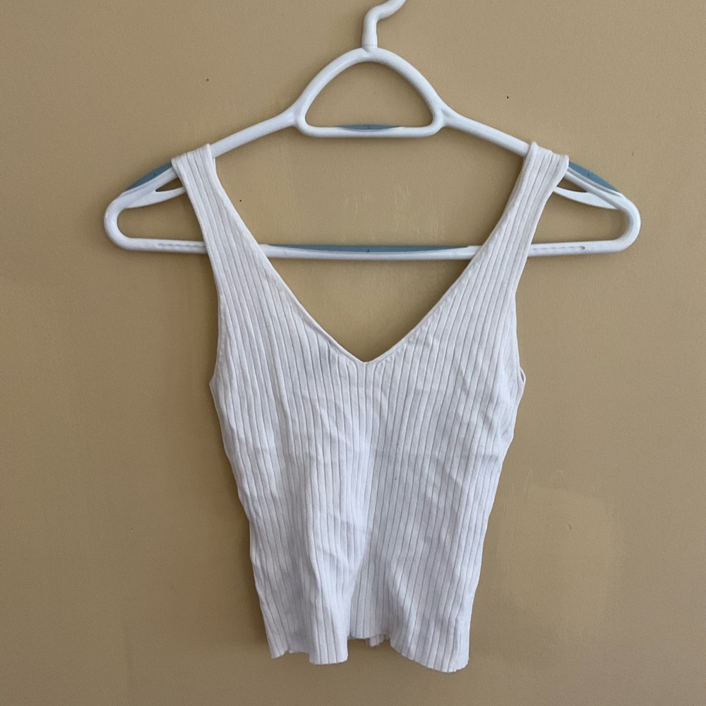 Deep V neck tank